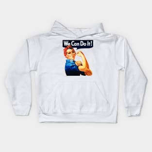 feminism ! we can do it Kids Hoodie